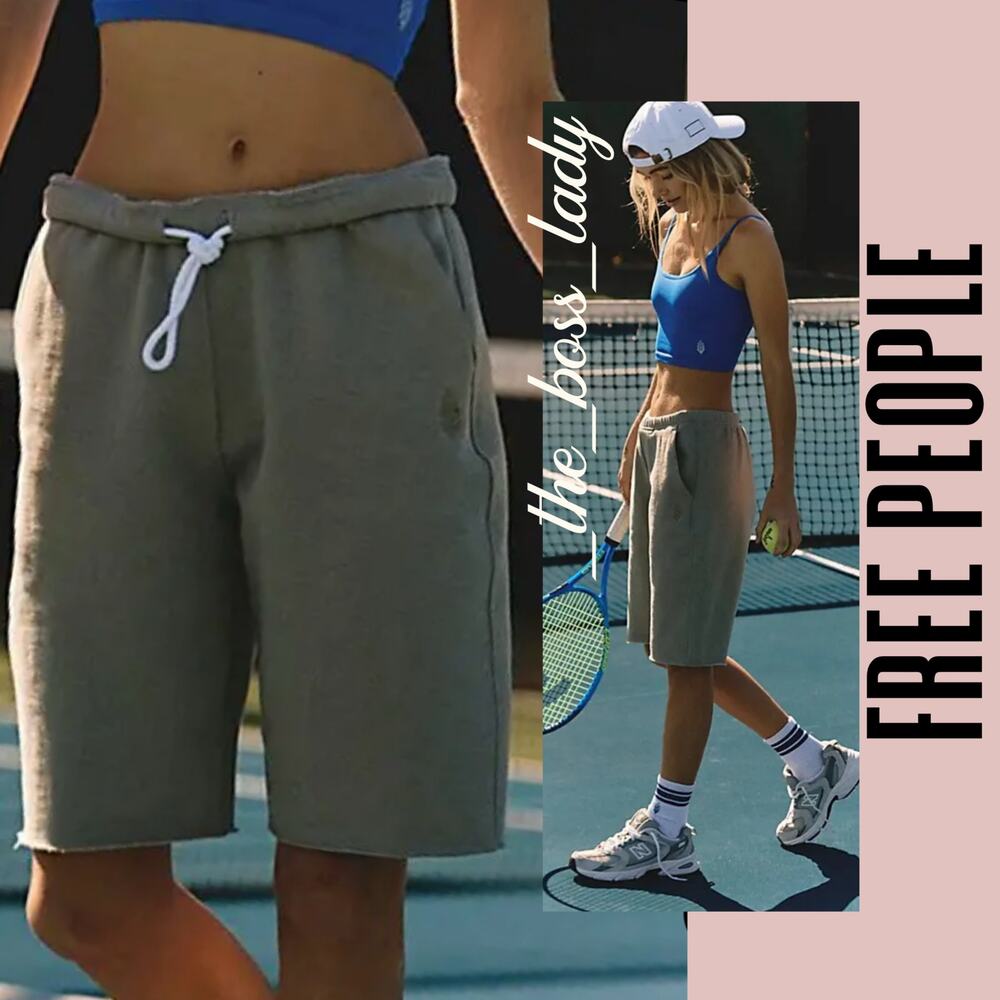 Free People shorts sweat shorts jogger activewear Movement cotton green XS